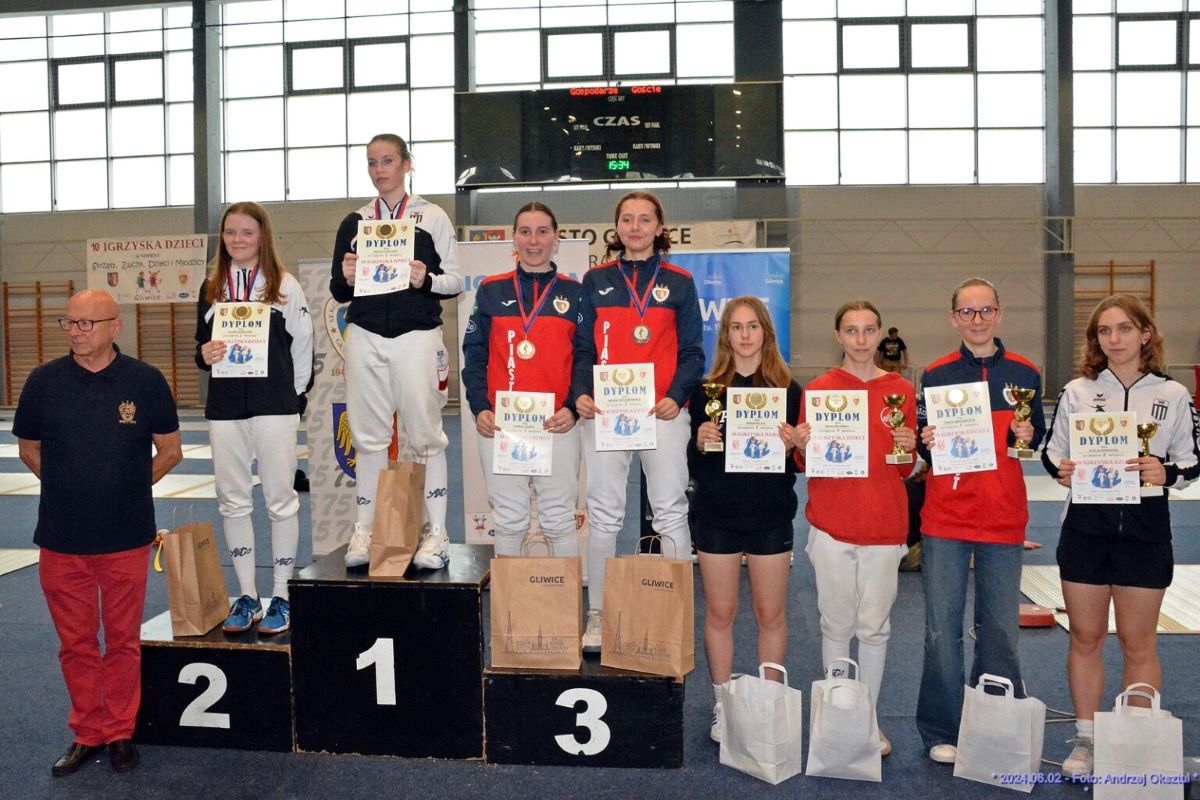 Szermierze Piasta zatriumfowali na „Igrzyskach dzieci”