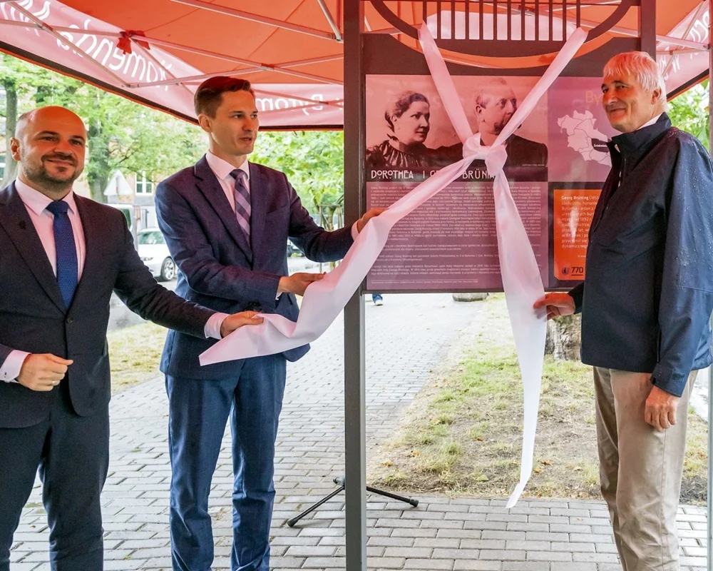 Upamiętnienie nadburmistrza Bruninga w Bytomiu – tablica odsłonięta na jubileusz