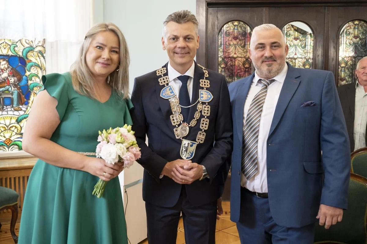 Wyjątkowy dzień Doroty i Michała. Ślubu udzielił im prezydent Bytomia