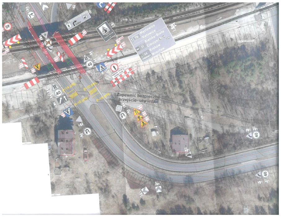 Utrudnienia drogowe związane z budową przystanku kolejowego Sosnowiec Jęzor Południowy