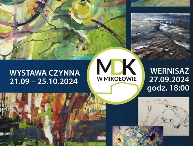 Wernisaż Marty Techman-Poloczek w MDK — połączenie rysunku i abstrakcji w nowej wystawie!