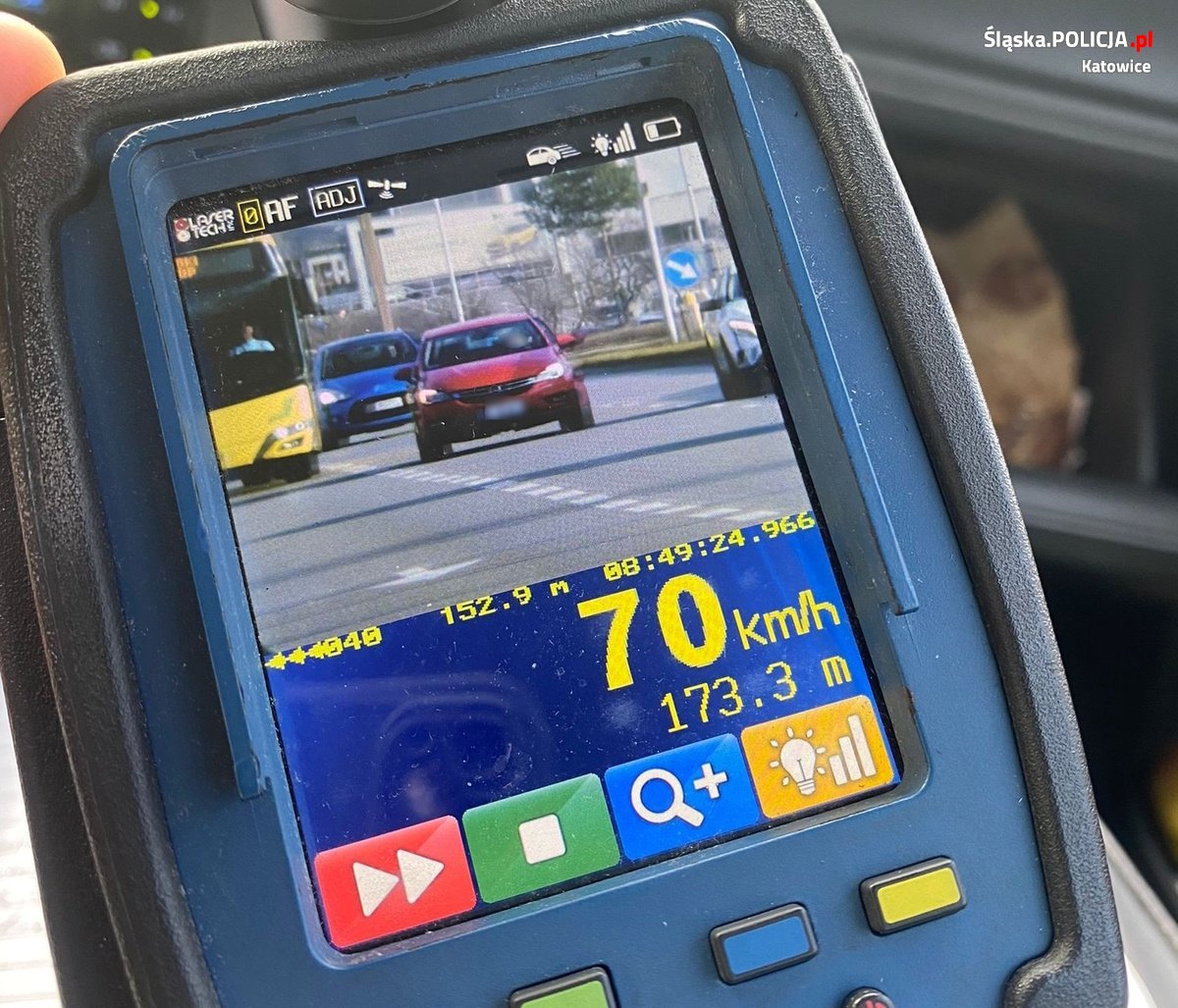 Kolejna edycja akcji "Bezpieczny pieszy" w Katowicach