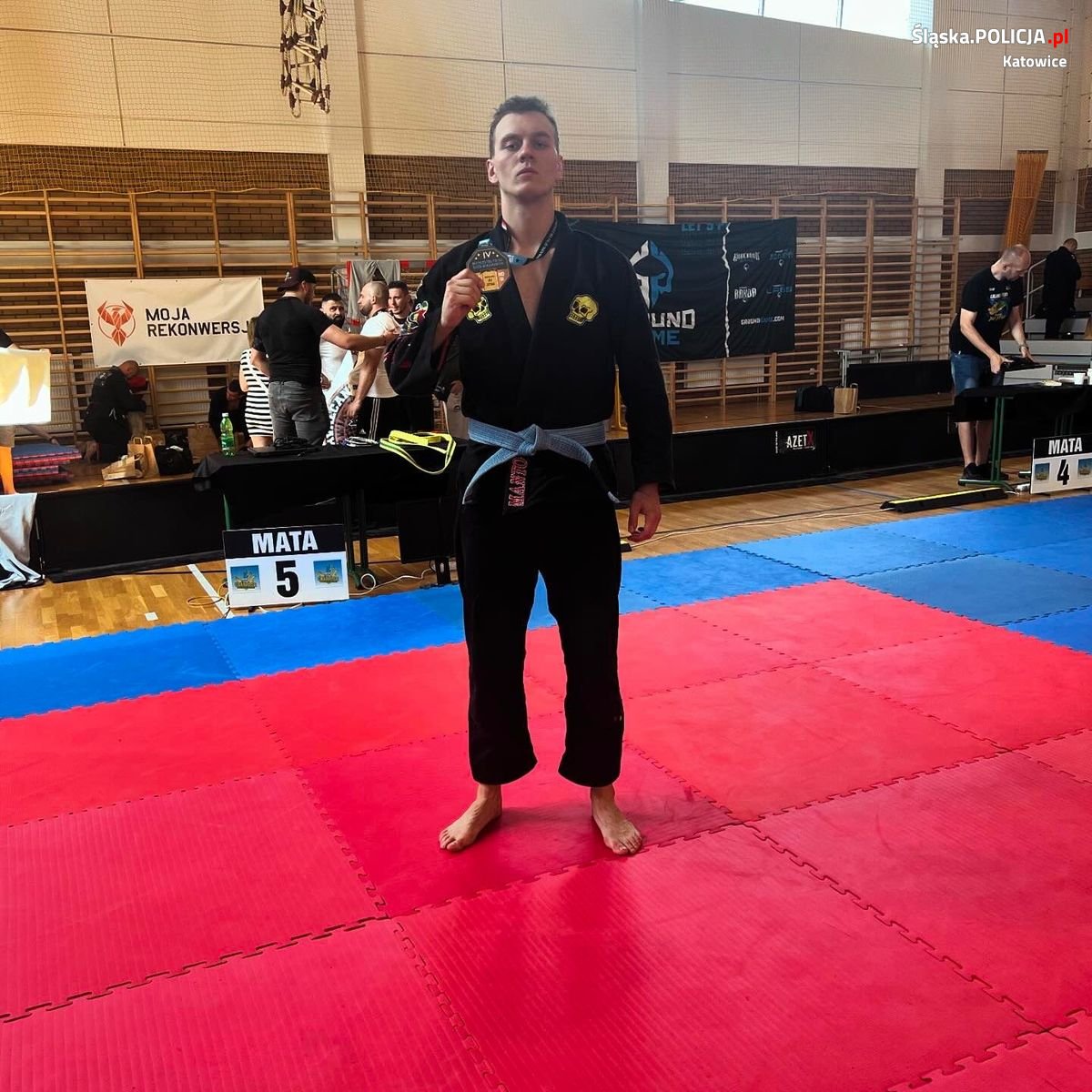 Sukces Katowickiego Policjanta w Brazylijskim Jiu-Jitsu
