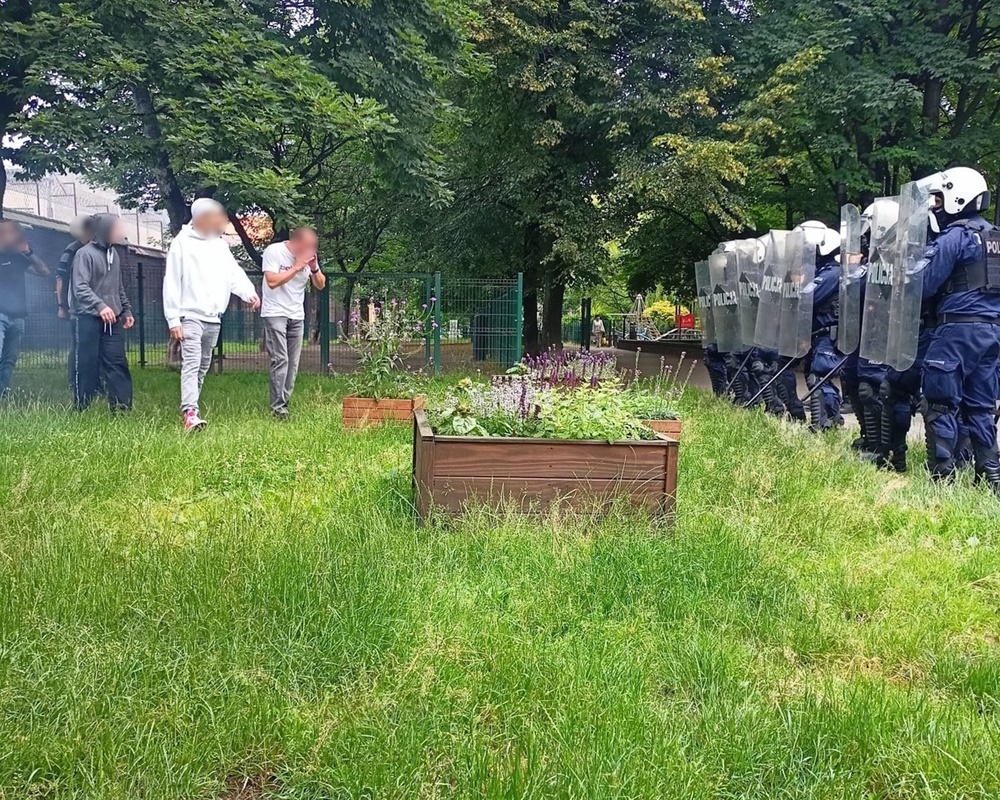 Ćwiczenia służb mundurowych w Areszcie Śledczym w Katowicach 41