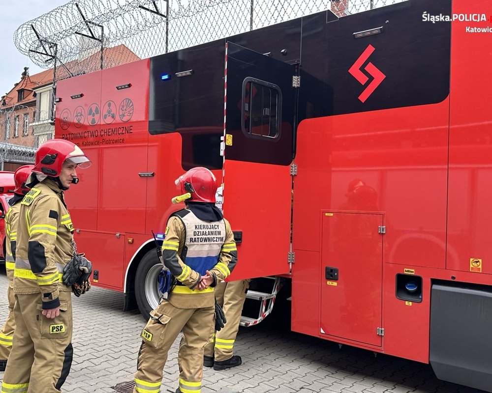 Ćwiczenia służb mundurowych w Areszcie Śledczym w Katowicach 48