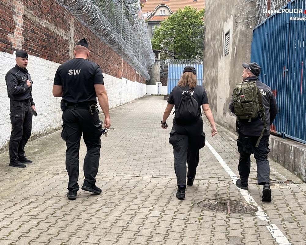 Ćwiczenia służb mundurowych w Areszcie Śledczym w Katowicach 49