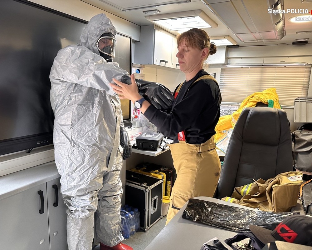 Ćwiczenia służb mundurowych w Areszcie Śledczym w Katowicach 53