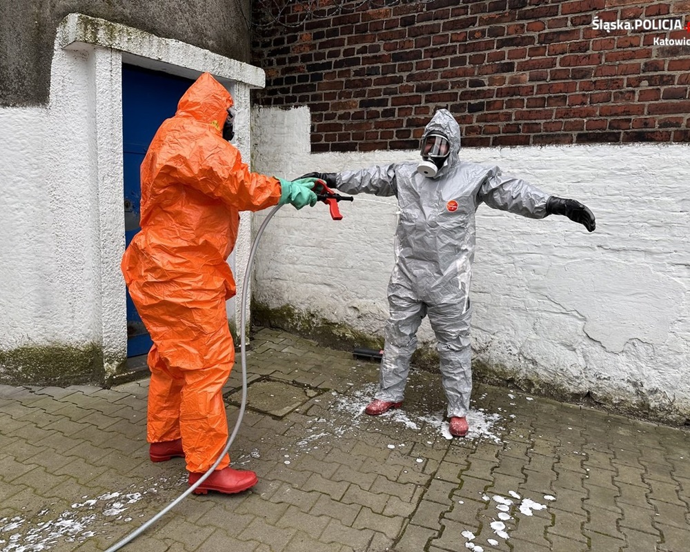 Ćwiczenia służb mundurowych w Areszcie Śledczym w Katowicach 56