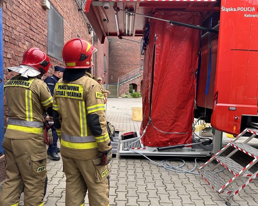 Ćwiczenia służb mundurowych w Areszcie Śledczym w Katowicach 60