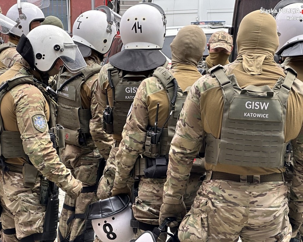 Ćwiczenia służb mundurowych w Areszcie Śledczym w Katowicach 64