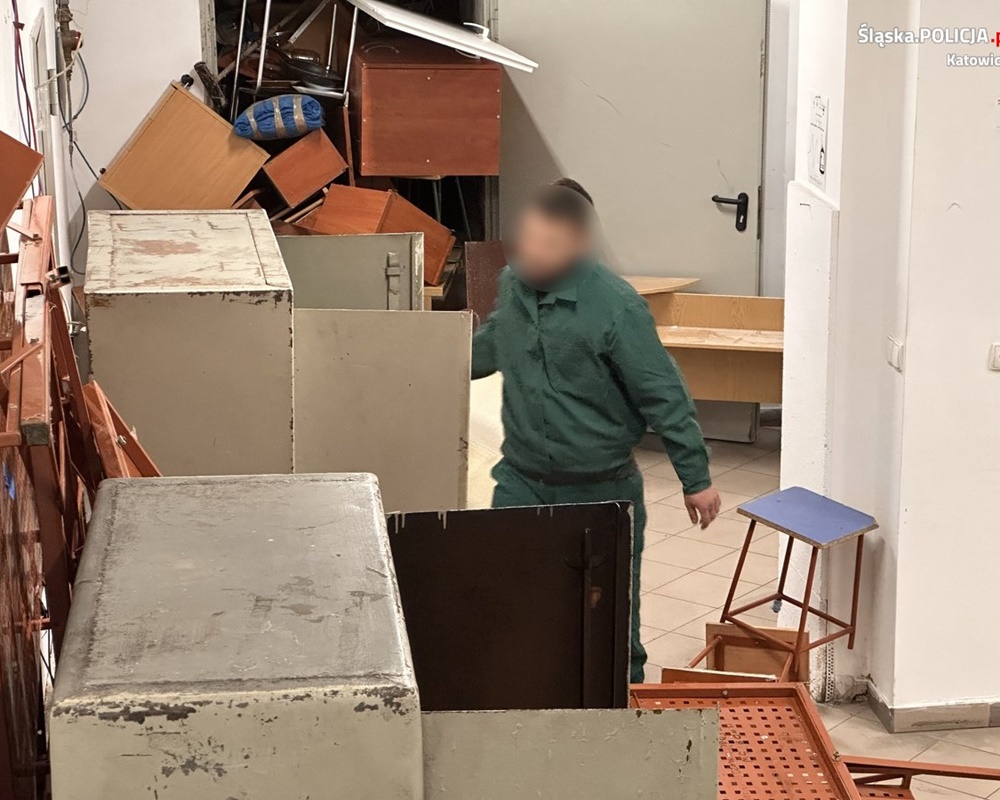 Ćwiczenia służb mundurowych w Areszcie Śledczym w Katowicach 65