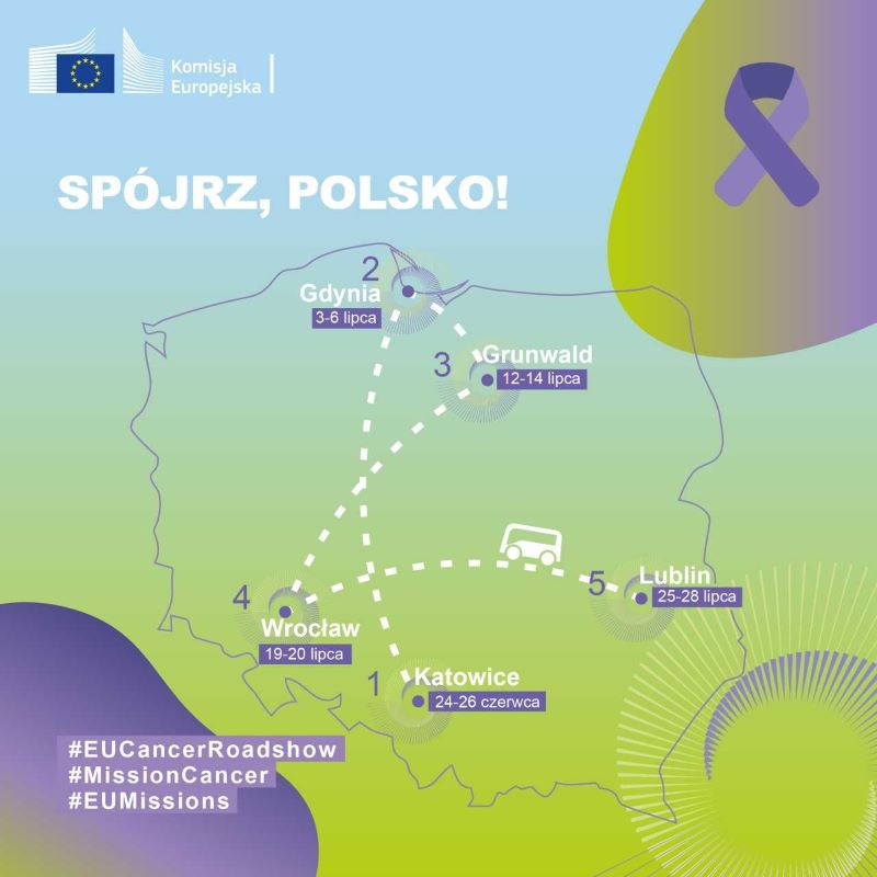 W Katowicach rusza unijna kampania informacyjna „Spójrz, Polsko! Miej baczne oko na raka!"