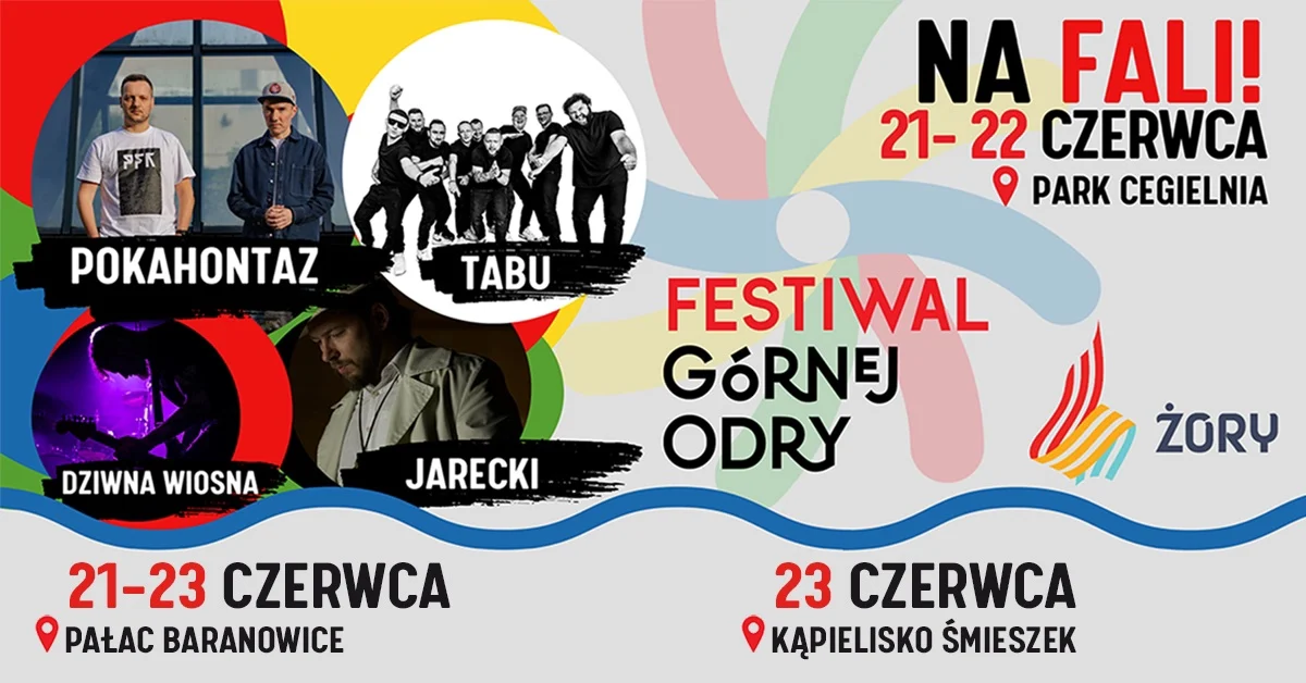 Festiwal Górnej Odry poniesie nas „na fali” pełnej atrakcji! [PROGRAM]