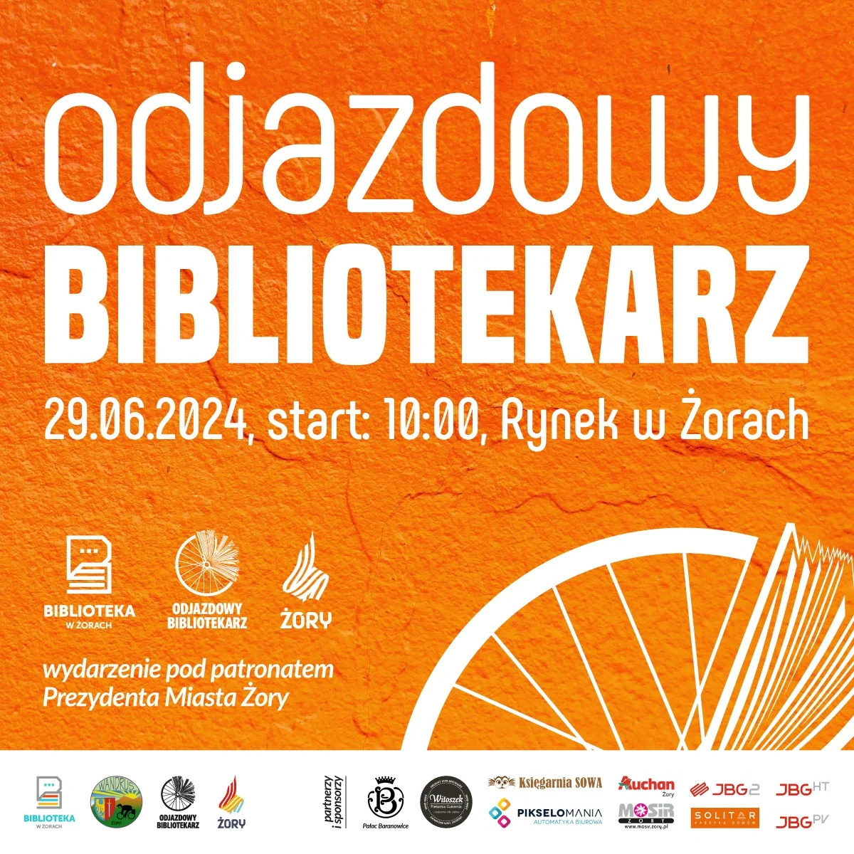 Weź udział w VI Żorskim Rajdzie Rowerowym Odjazdowy Bibliotekarz!