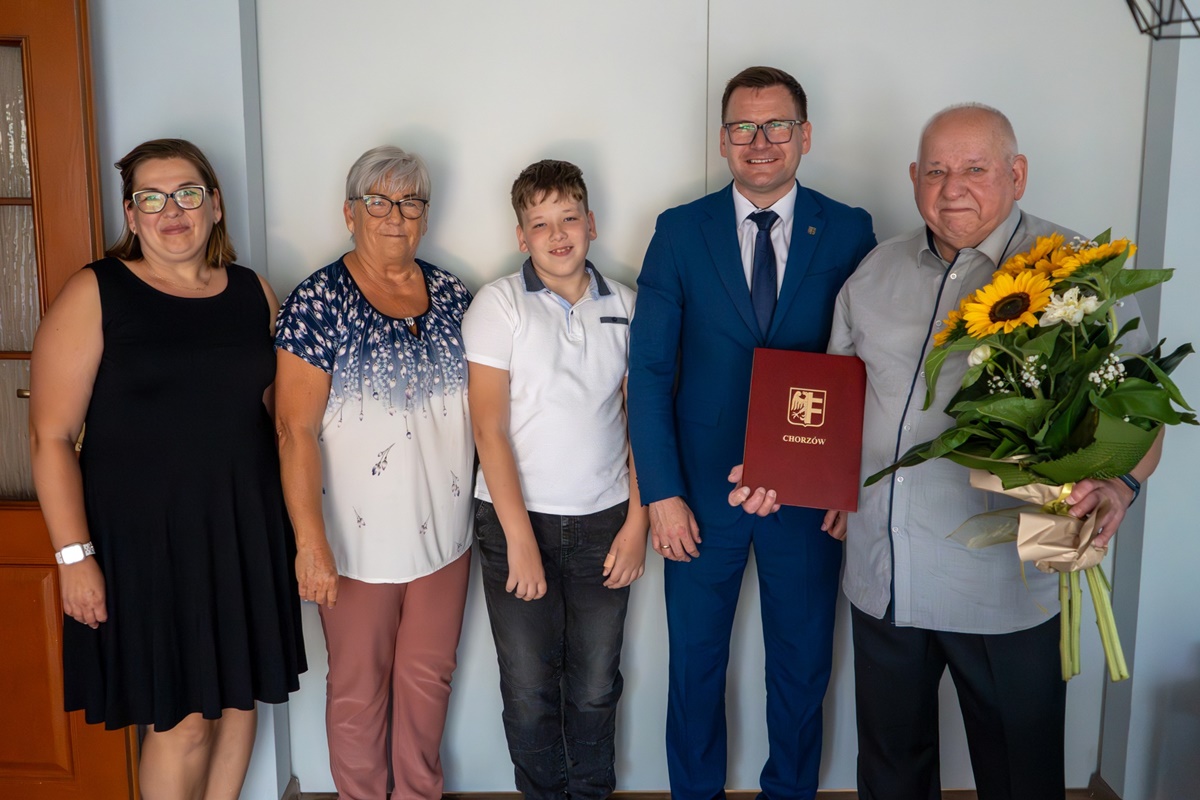 Pan Bernard obchodził swoje 90-letnie urodziny! Wspomina dawny Chorzów