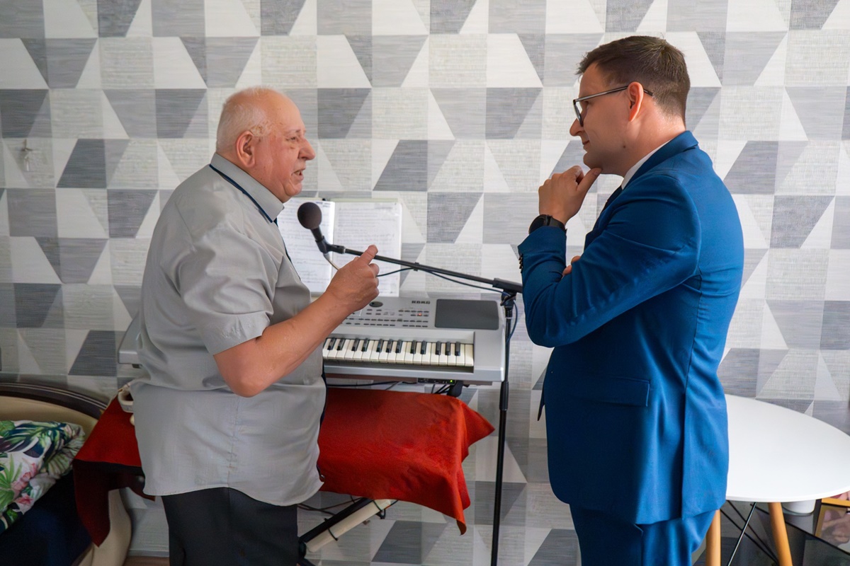 Pan Bernard obchodził swoje 90-letnie urodziny! Wspomina dawny Chorzów