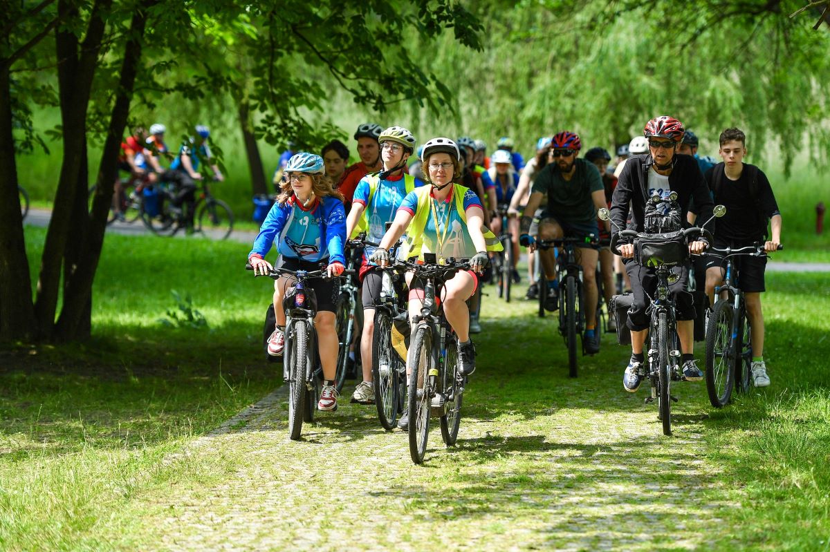 Chorzowianie wzięli udział w Rowerowym Rajdzie Nadziei i wsparli chorzowskie hospicjum!