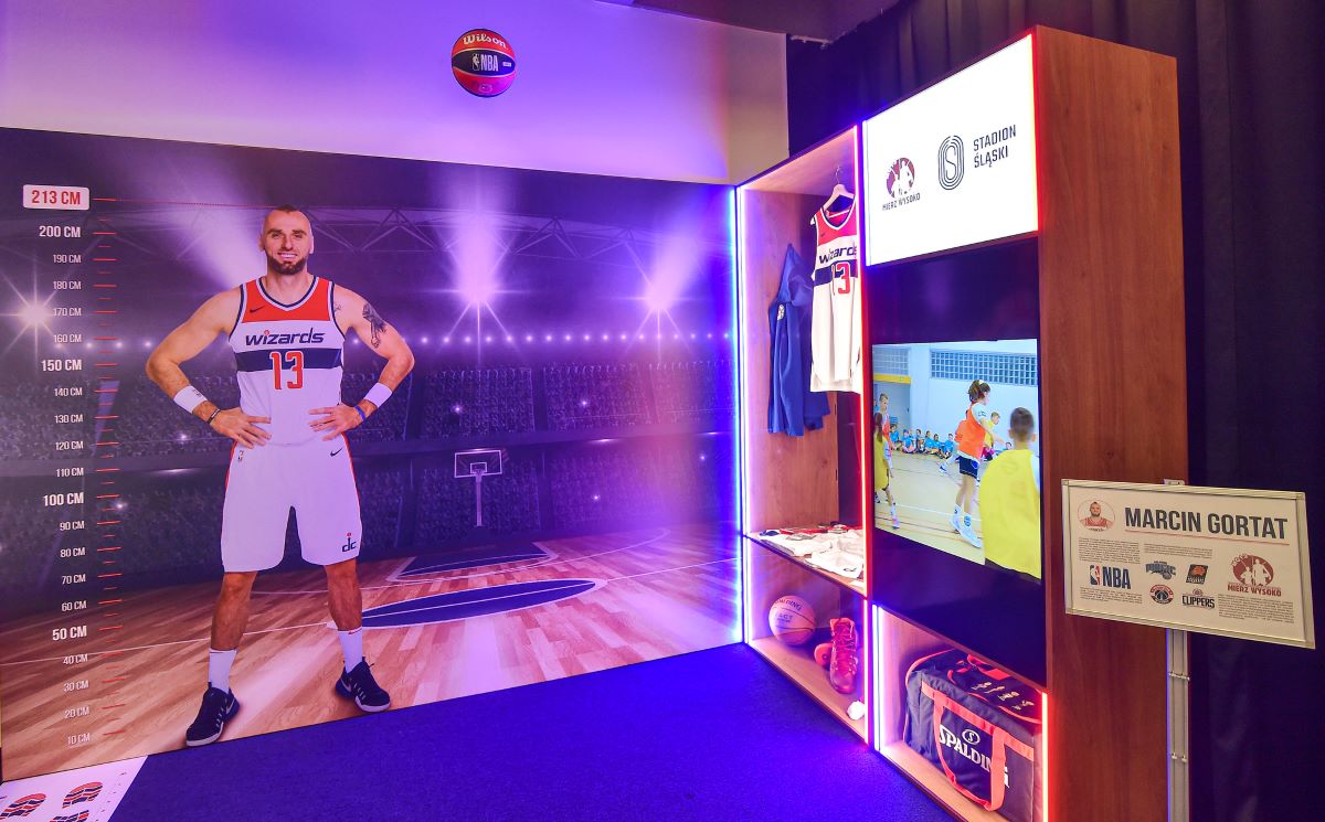 Pamiątki z kariery Gortata na Stadionie Śląskim - gratka dla fanów koszykówki!