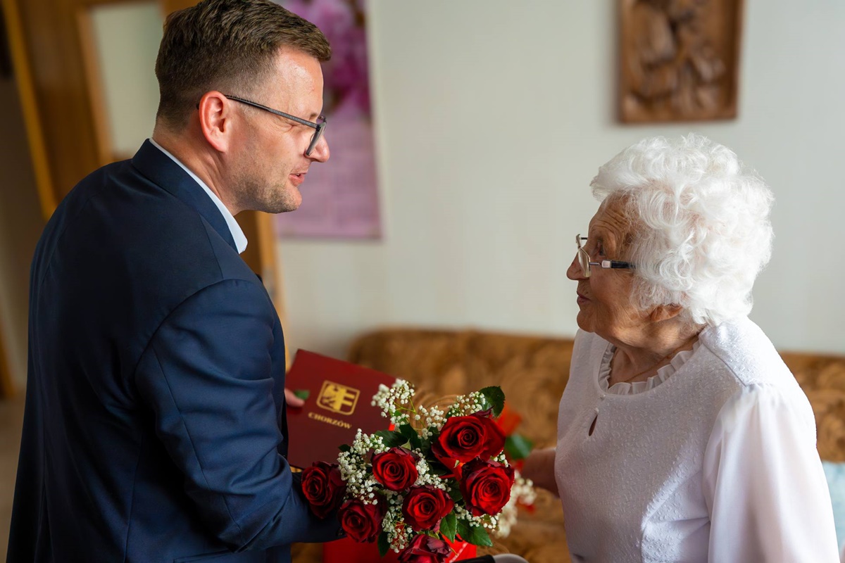 100 urodziny chorzowianki. Doczekała się 18 wnuków, 25 prawnuków i praprawnuka!