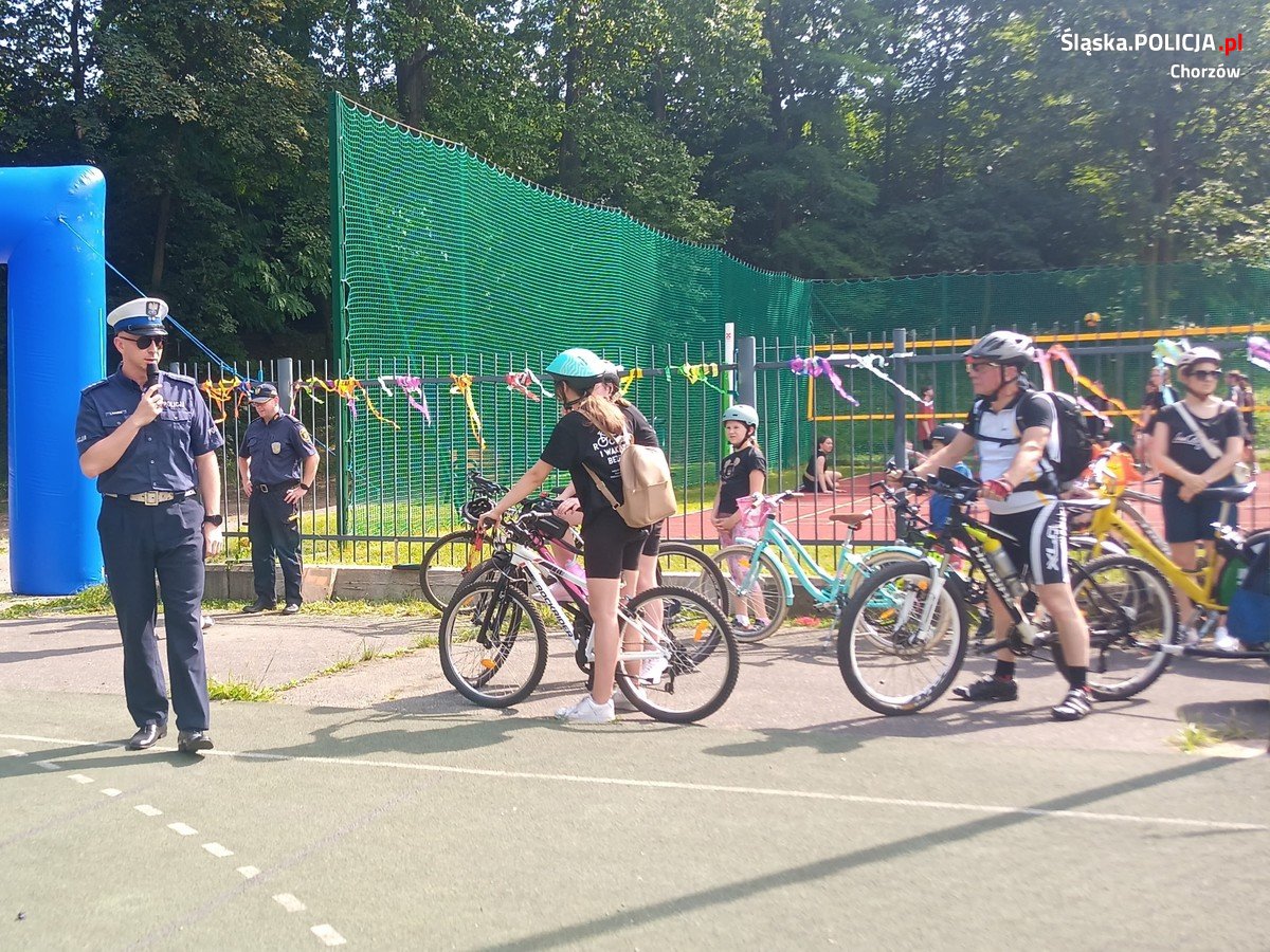 Akcja "Rowerowo i wakacyjnie bezpieczni"