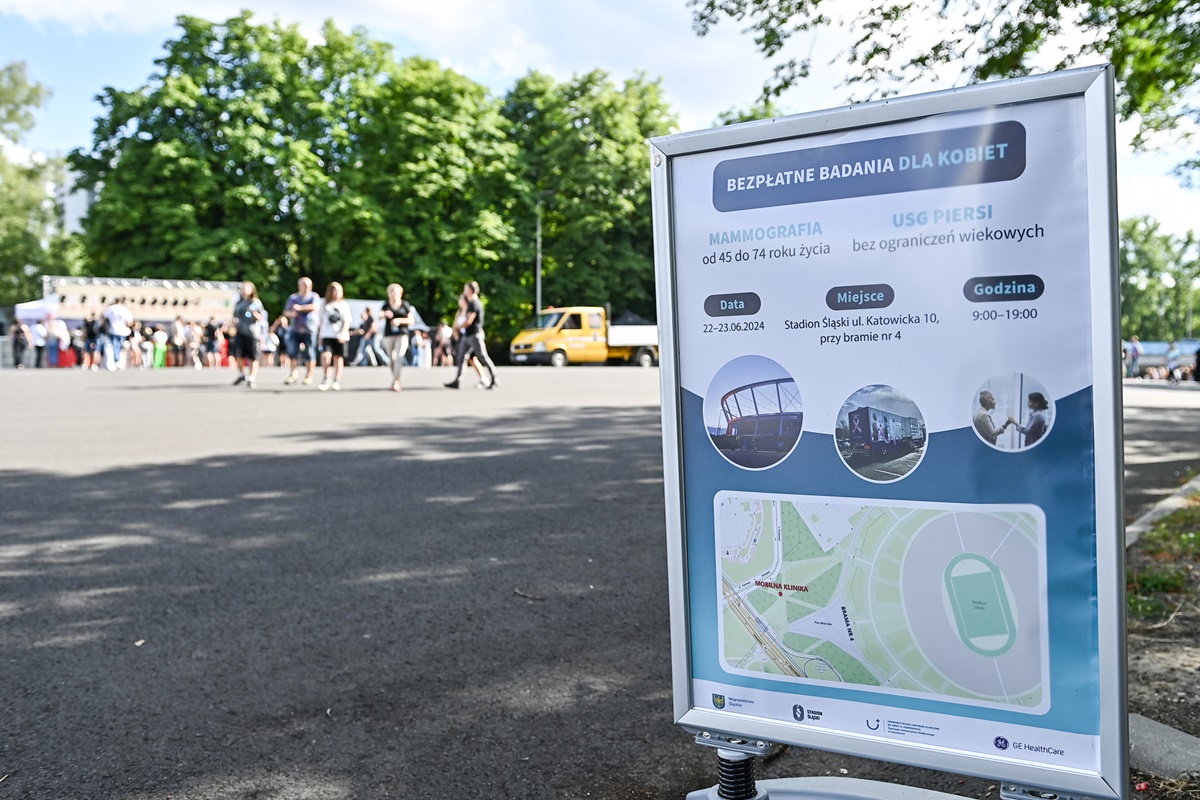 150 badań piersi pod Stadionem Śląskim!