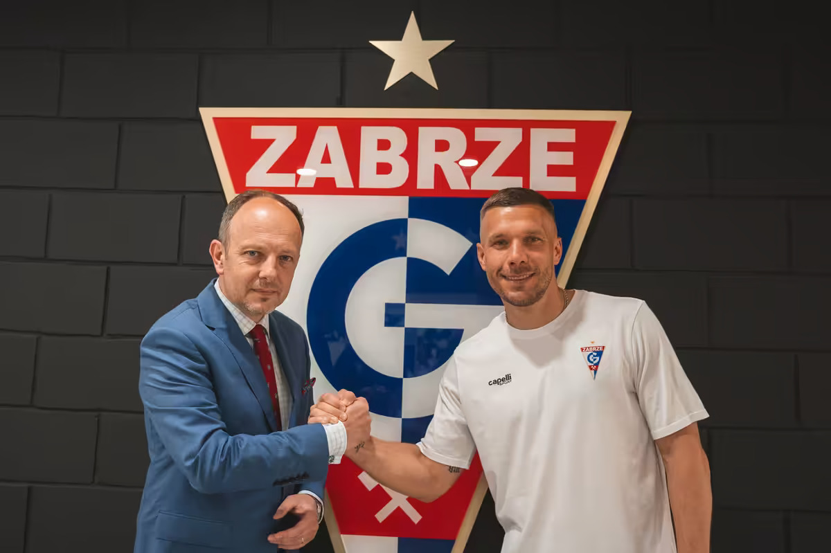 Lukas Podolski ambasadorem Górnika Zabrze