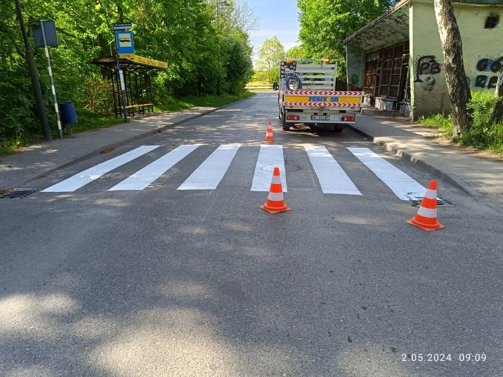 Trwa malowanie pasów na zabrzańskich drogach