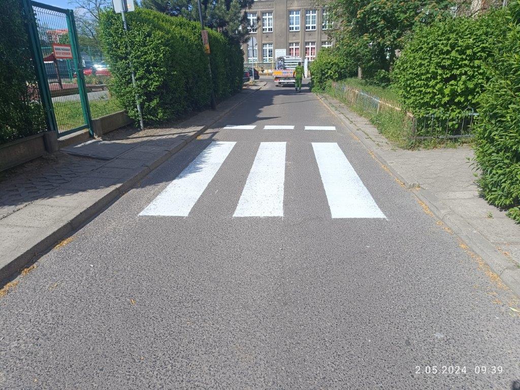 Trwa malowanie pasów na zabrzańskich drogach