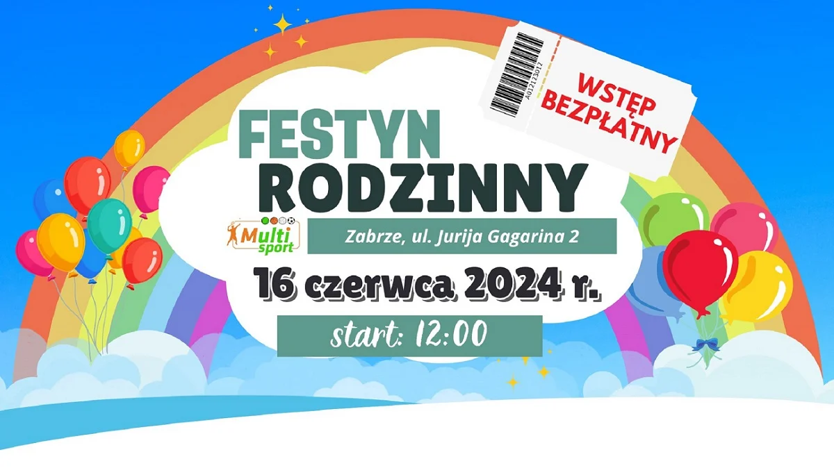 Festyn Rodzinny w Hali Multisport Zabrze. Co w programie?