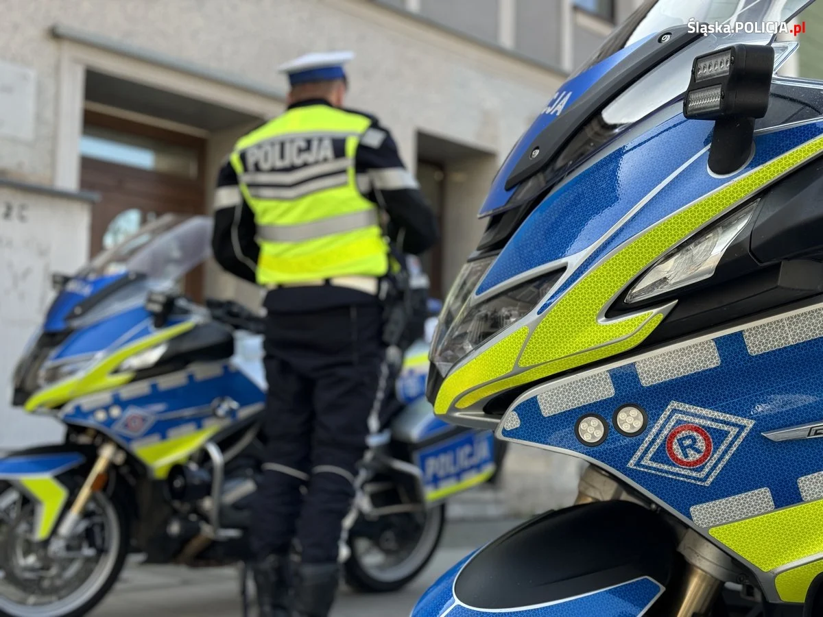 Wzrost liczby wypadków motocyklowych na Śląsku. Policja apeluje o rozwagę