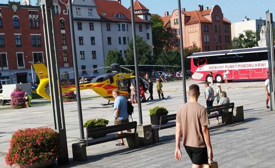 Lądowanie śmigłowca LPR na Nowym Bytomiu. Nie żyje 4-miesięczne dziecko