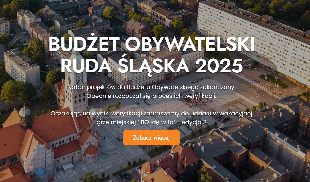 Ruda Śląska: Do budżetu obywatelskiego na 2025 rok wpłynęło 70 wniosków