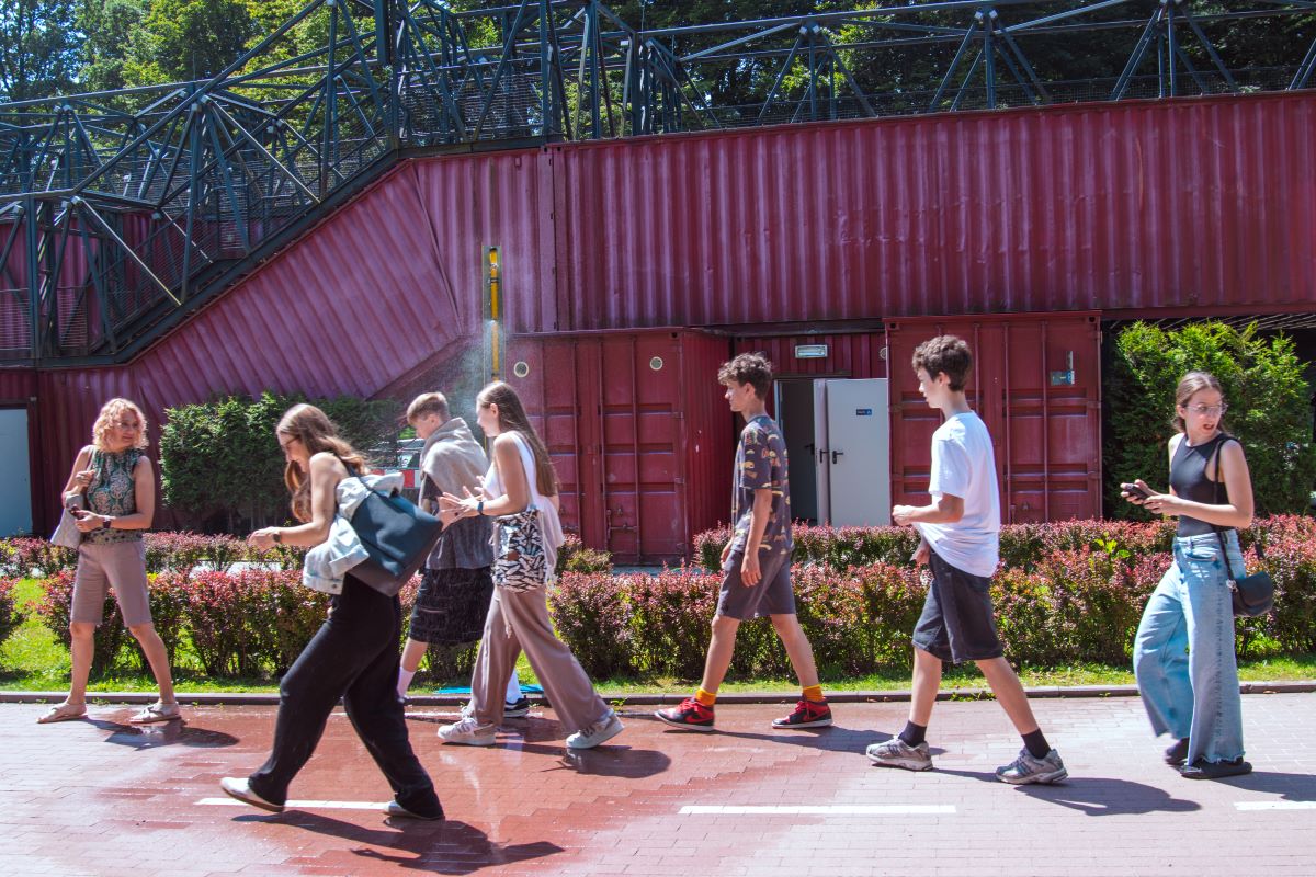 Na rynku i w Rodzinnym Parku Rozrywki "Trzy wzgórza" pojawiły się kurtyny wodne