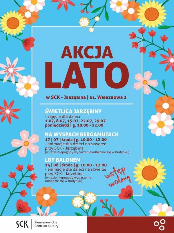 Spędź lato z Siemianowickim Centrum Kultury!