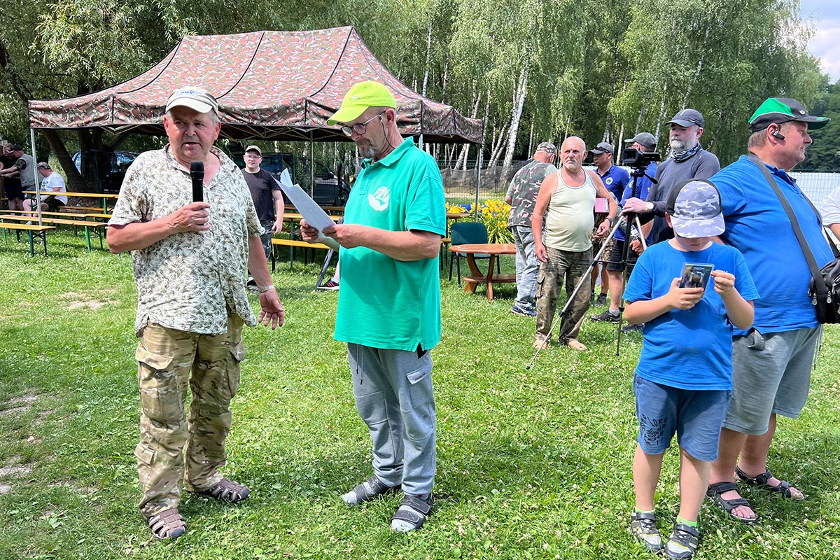Zawody wędkarskie w Siemianowicach: Zdzisław Lange zdobywa Puchar Prezydenta