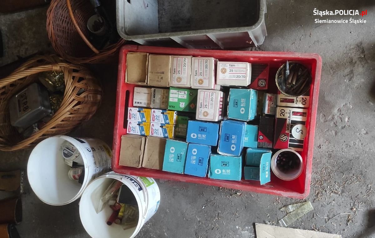 Nielegalny arsenał w domu 76-latka w Siemianowicach Śląskich