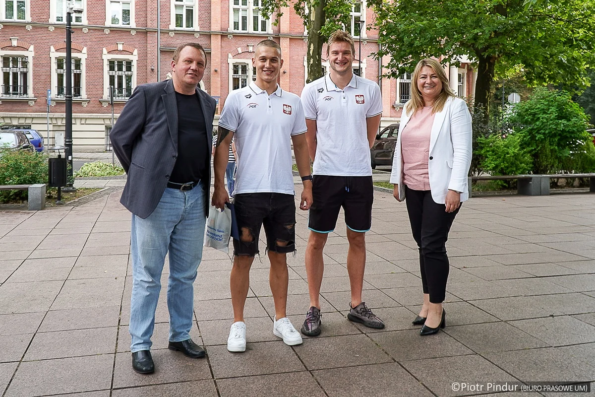Siemianowiccy olimpijczycy spotkali się z prezydentem miasta