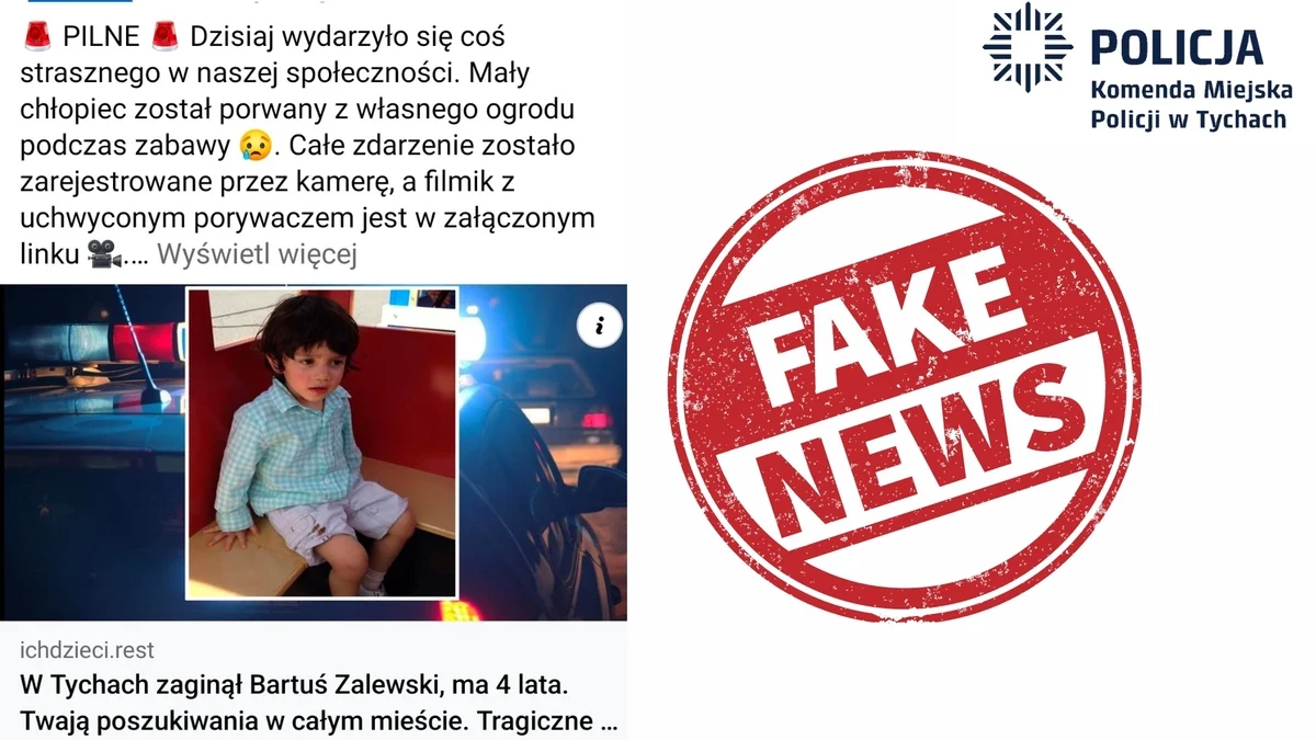 Uważaj na fałszywe linki o zaginięciach dzieci