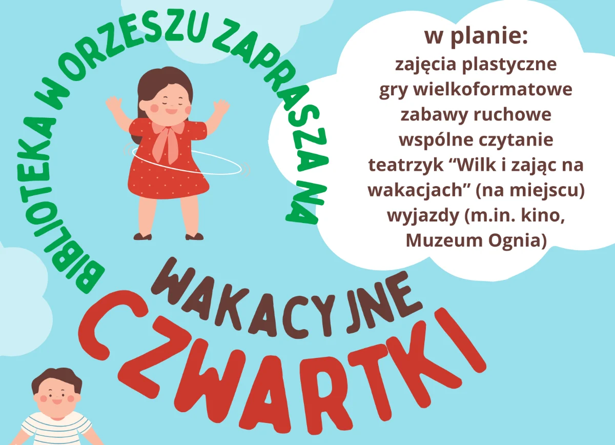 Wakacyjne zajęcia dla dzieci w Orzeszu