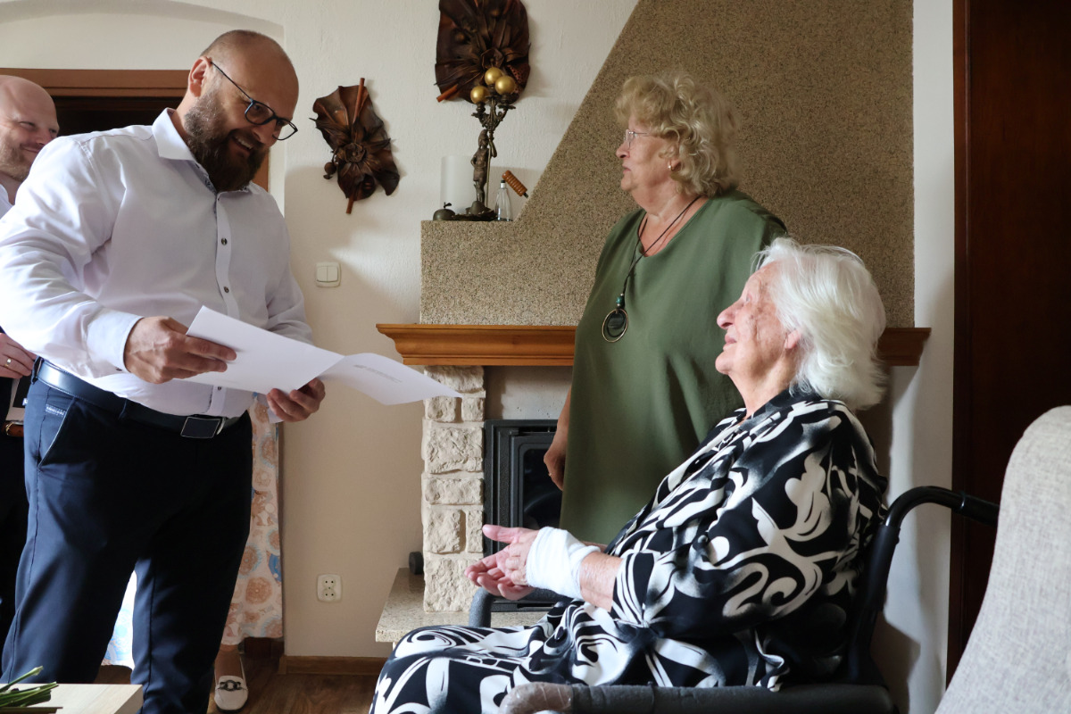 100. urodziny mieszkanki Zgonia