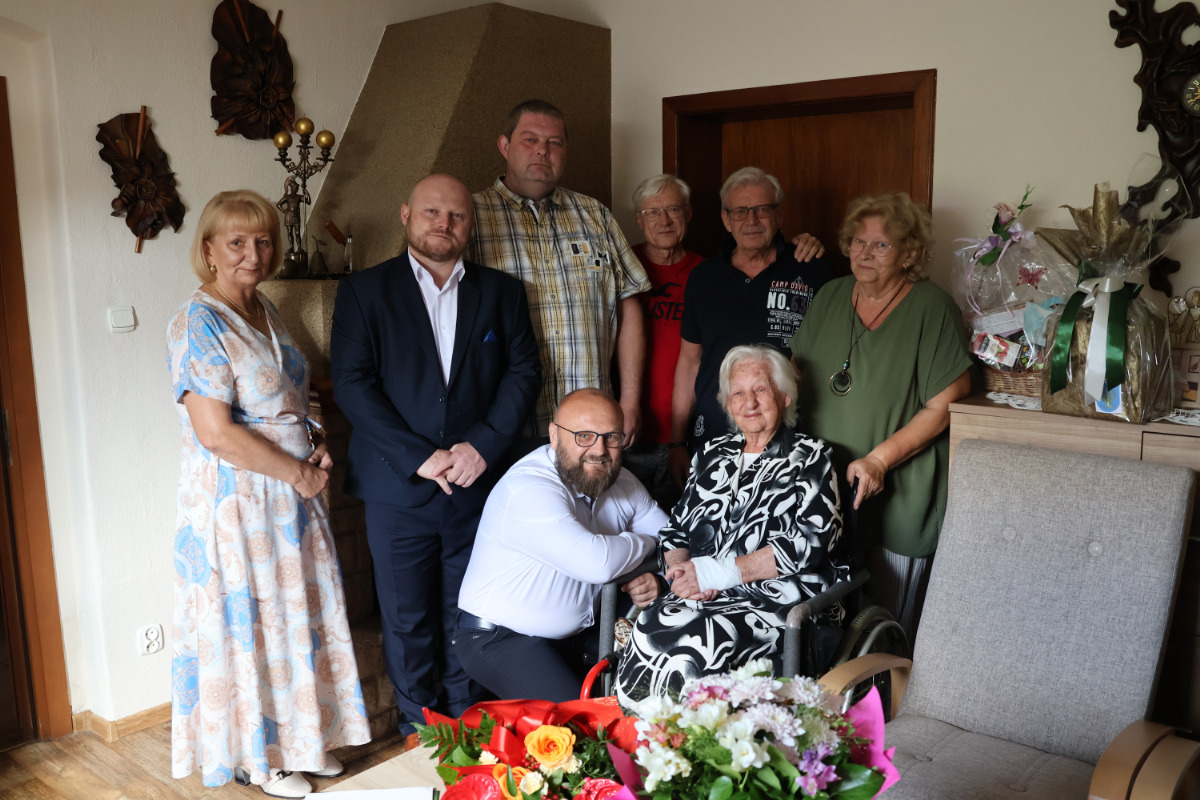 100. urodziny mieszkanki Zgonia