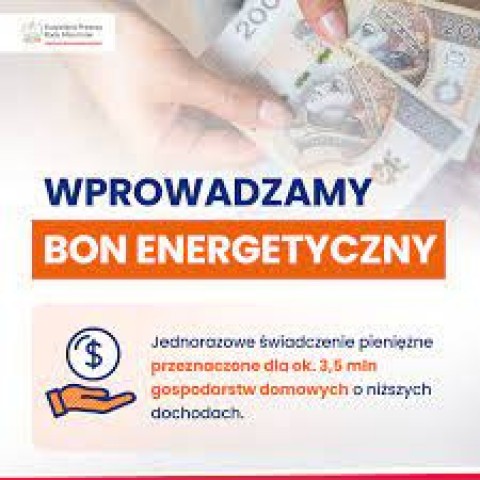 Bon energetyczny – wnioski można składać od 1 sierpnia