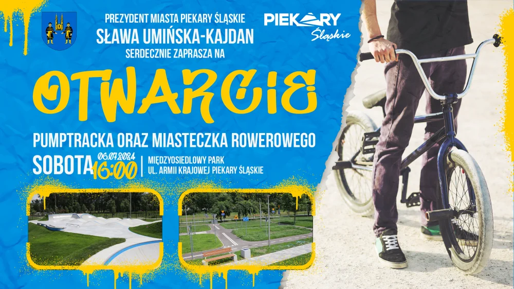 Otwarcie pumptracku i miasteczka rowerowego już jutro!