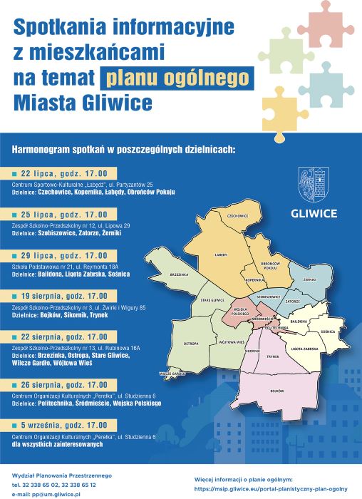 Czym będzie plan ogólny miasta dowiecie się podczas spotkań informacyjnych dla mieszkańców