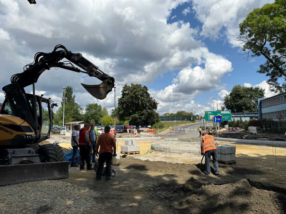 Rondo ul. Sienkiewicza prawie ukończone!