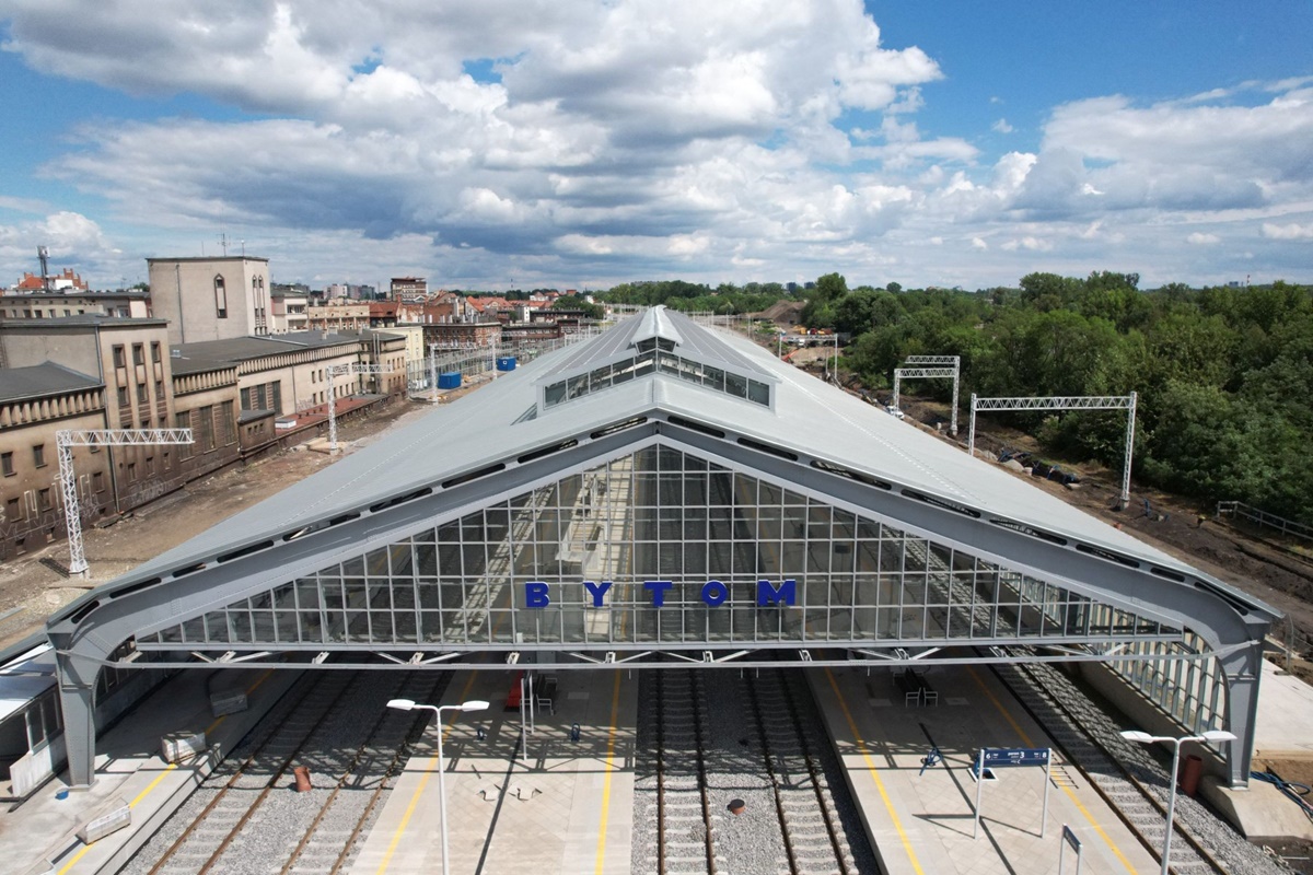 Zbliża się koniec prac nad halą peronową PKP w Bytomiu