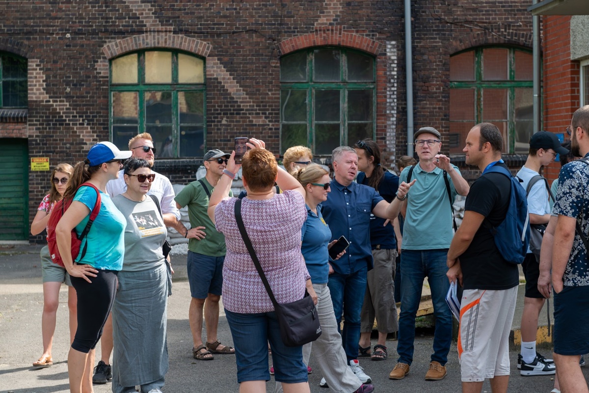 Za nami spacer po dawnych zakładach przemysłowych Bytomia z Tomaszem Saneckim [GALERIA]