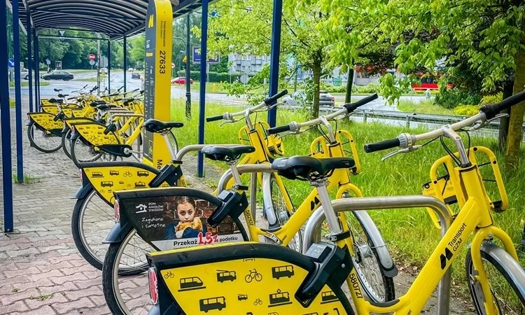 86 stacji Metroroweru już od 1 sierpnia w Sosnowcu [MAPA]