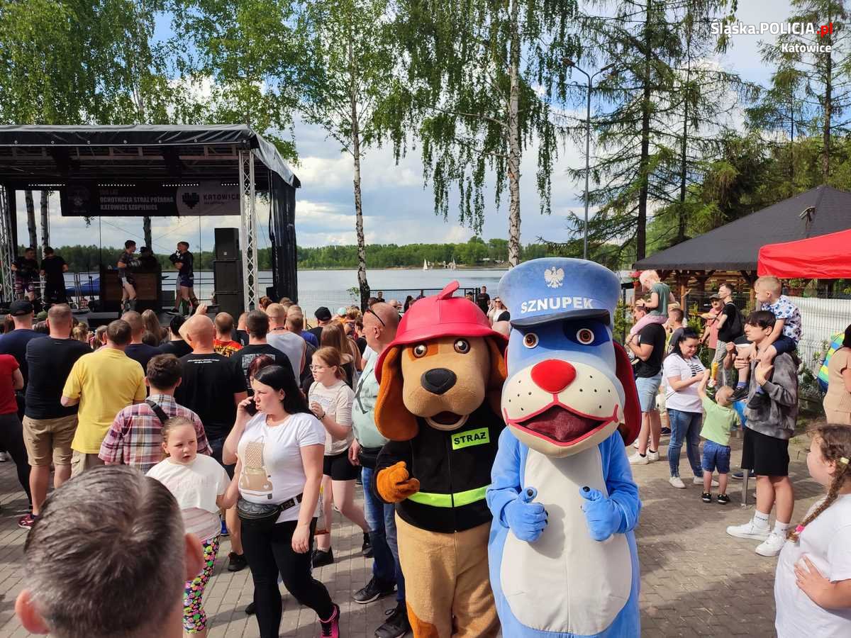 Festyny rodzinne w Katowicach z udziałem policji