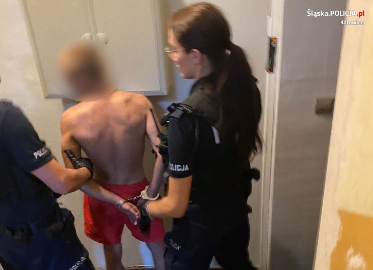 Pożar spowodowany pozostawionym obiadem i areszt poszukiwanego